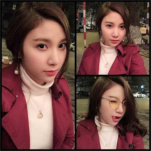 Cô bạn hot girl chia sẻ: 'Mình mong những người thân và anh em bạn bè thân thiết của mình sẽ luôn bình an và gặp thật nhiều may mắn. Còn riêng với bản thân, Hạnh hy vọng năm nay sẽ là một năm có nhiều bước tiến lớn trên con đường âm nhạc và bộ phim sắp ra mắt'.