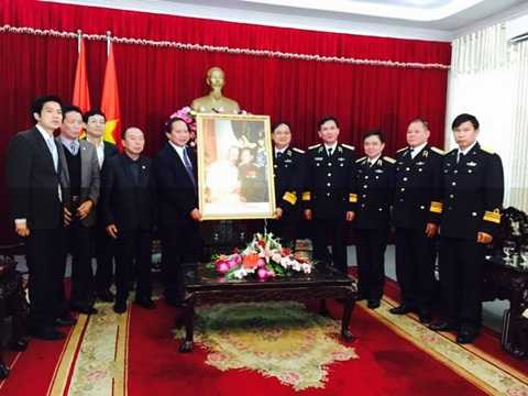 Bộ TT&TT thăm và làm việc với hải quân Hải Phòng