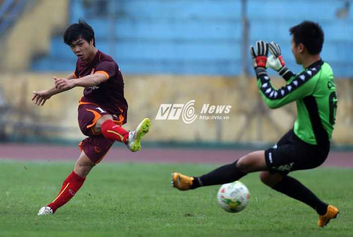 Công Phượng ghi bàn cho U23 Việt Nam (Ảnh: Quang Minh)