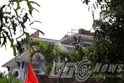 biệt phủ, tướng công an, Đà Nẵng, xây trái phép, tháo dỡ, đập phá