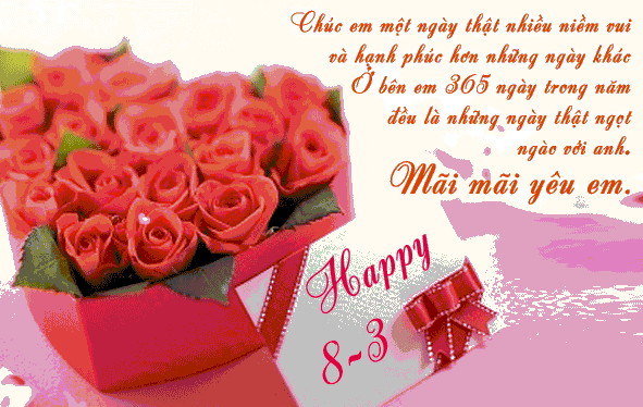 Thơ vui tặng vợ, tặng người yêu ngày 8/3