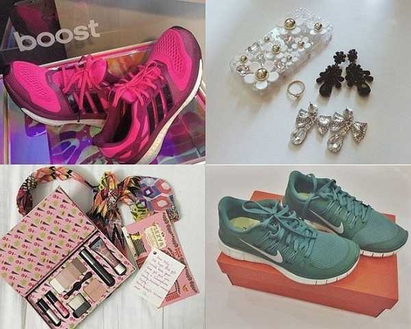 Mỹ phẩm, giày dép, trang sức hàng hiệu là những món đồ quen thuộc cuộc sống của cô. Cô yêu thích nhãn hiệu túi xách Celine, Paraty.