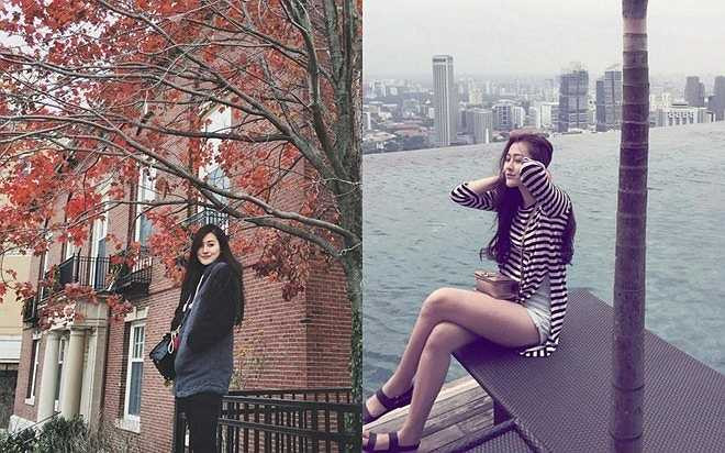 Hà Lade cũng thường xuyên nghỉ dưỡng ở các nước châu Âu và thiên đường giải trí châu Á như Thái Lan, Singapore, Đài Loan, Hàn Quốc... Cô cập nhật ảnh lên mạng mỗi khi đến các địa điểm này.