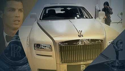 Rolls-Royce Ghost - trị giá 300.000 euro của Ronaldo