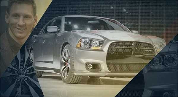 Messi thích những chiếc xe trang nhã như Dodge Charger SRT8 - trị giá 70.000 euro.