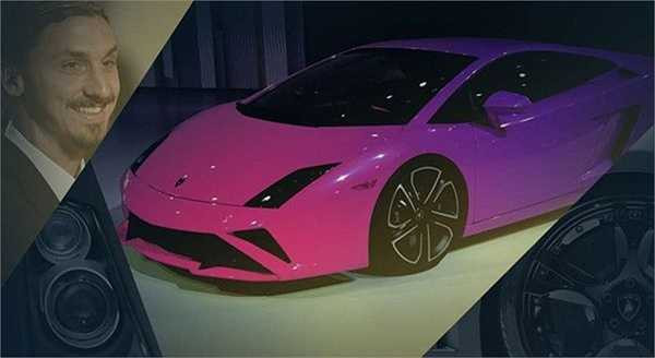 Ibrahimovic thì thích Lamborghini Gallardo - trị giá 210.000 euro.