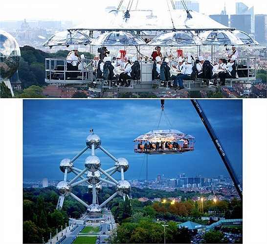 7. Dùng bữa trên không trung ở Brussels