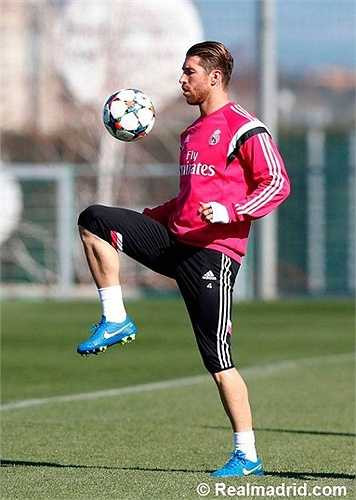 Real đón loạt tin vui, đầu tiên là trung vệ trụ cột Ramos đã hoàn toàn bình phục.
