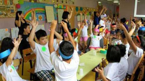 Một lớp dạy tiếng Việt cho con em Việt kiều