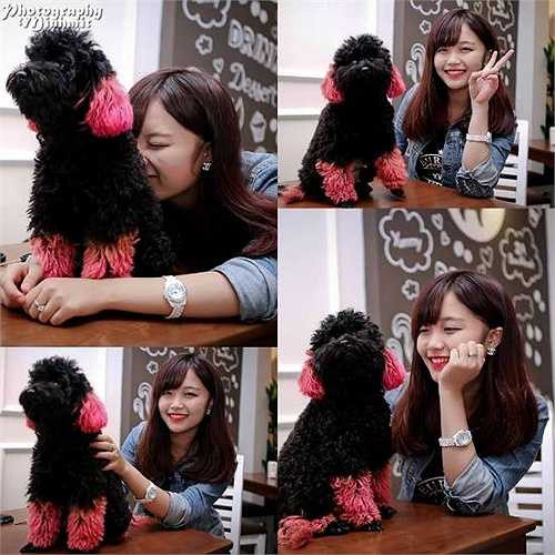 Trang hiện là một hot girl khá nổi bật của trường THPT Đống Đa - Hà Nội.