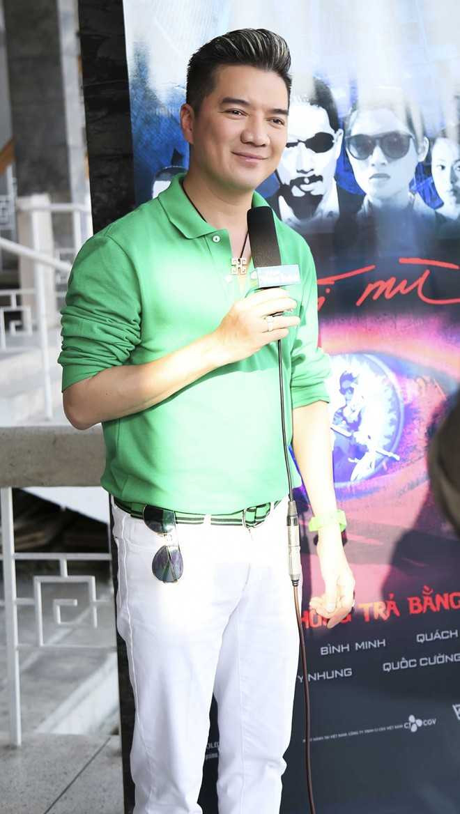 Nam ca sĩ hãnh diện về bộ phim đầu tay làm sản xuất nhận được nhiều phản hồi tốt. Ảnh: T.L