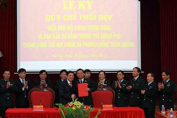 Ban Nội chính mở rộng phối hợp trong phòng chống tham nhũng