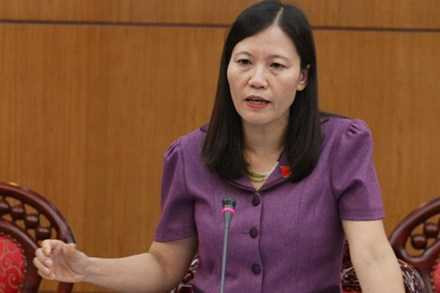 Đại biểu Lê Thị Nga, Phó Chủ nhiệm Ủy ban Tư pháp Quốc hội