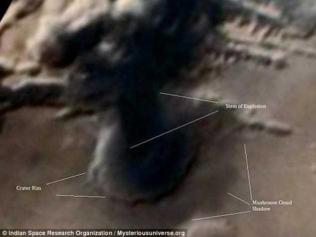 Hình phóng to của vực Valles Marineris