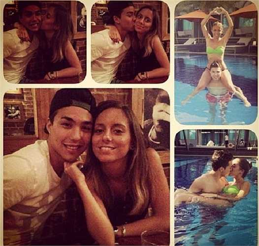 Charyl Chappuis thường xuyên khoe những bức ảnh tình cảm cùng bạn gái lên trang cá nhân.