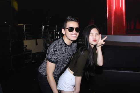 Hương Tràm và Quốc Thiên.