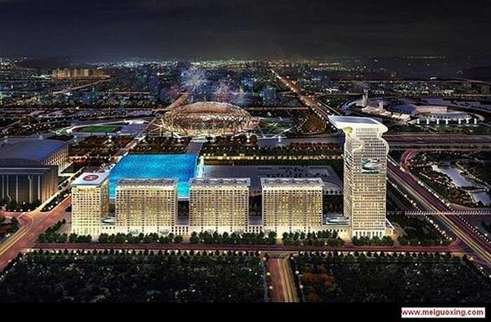 3. Khách sạn 7 sao thứ 3 là Pangu Plaza tại Bắc Kinh (Trung Quốc): Pangu Plaza hay tên gọi cũ là Morgan Plaza là khách sạn sang trọng nhất Trung Quốc, nó nằm tại trong khu vực đầu tư dành cho Olympic 2008. Đây cũng là tòa nhà đã xuất hiện trong bộ phim bom tấn Transformer 4. Nó được coi như một biểu tượng trong sự phát triển mạnh của thành phố Bắc Kinh.