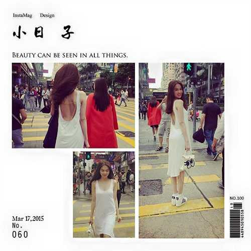 Trang phục mỏng, khoe trọn lưng trần của người đẹp.