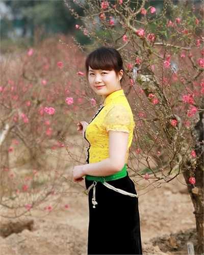 Cô bạn sở hữu nét đẹp dịu dàng, tự nhiên của con gái vùng cao.