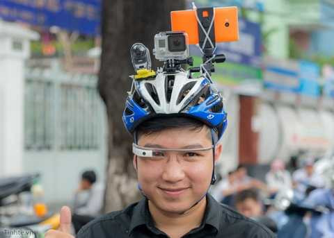 Rộ mốt chơi camera hành trình trên...xe máy