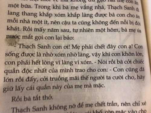 Mẹ nhường khố cho Thạch Sanh, Trăn tinh bị chém 'phọt óc chết tươi'