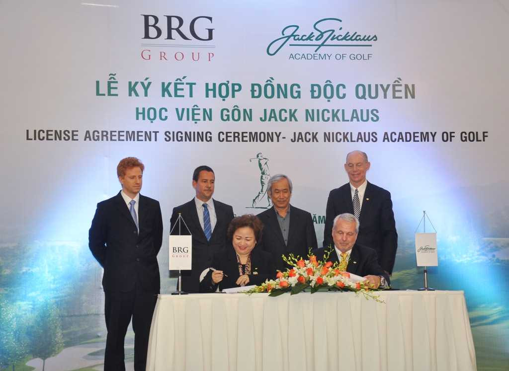 Tập đoàn BRG mở Học viện Gôn Jack Nicklaus tại Việt Nam