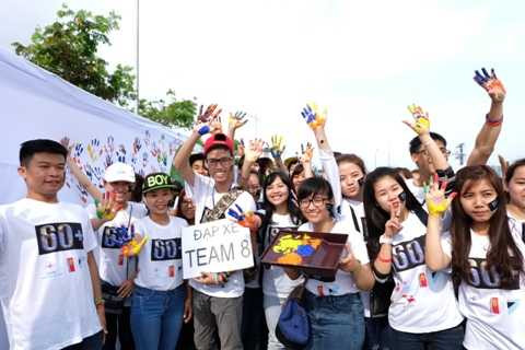 Đà Nẵng, 'Giờ trái đất'', hàng người, sinh viên, hưởng ứng