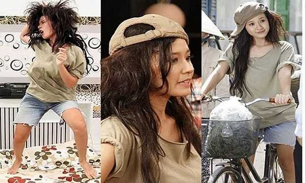 Phần đầu của phim Tóc rối, hot girl đình đám Midu từng làm cho người hâm mộ ngạc nhiên khi rũ bỏ hình ảnh trong sáng, thánh thiện để vào vai cô nàng 'đầu đường xó chợ', ăn mặc lôi thôi, rách rưới.