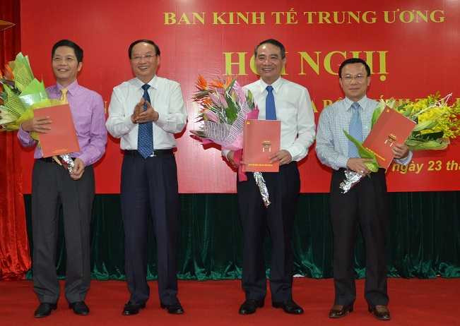 Bộ Chính trị bổ nhiệm ba Phó Trưởng Ban Kinh tế Trung ương