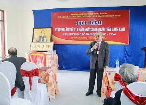 Hiệu trưởng đầu tiên của mái trường danh tiếng nhất thành Nam