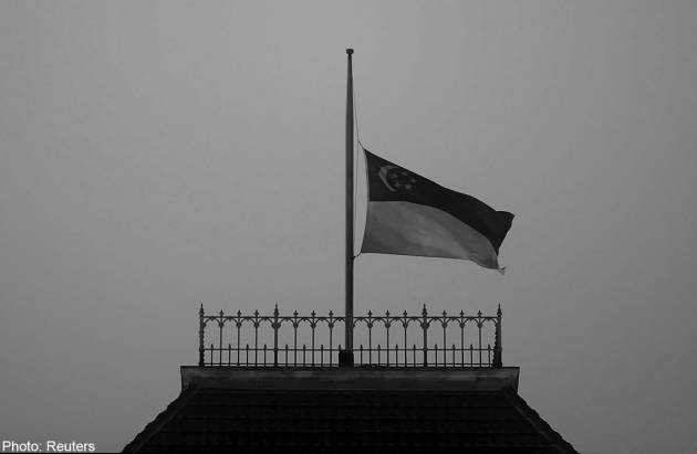 Singapore treo cờ rủ tổ chức quốc tang cựu Thủ tướng Lý Quang Diệu