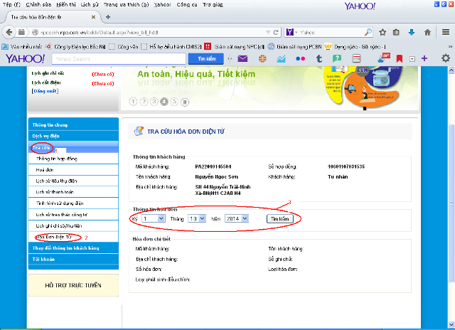 Cách tra cứu hóa đơn tiền điện online