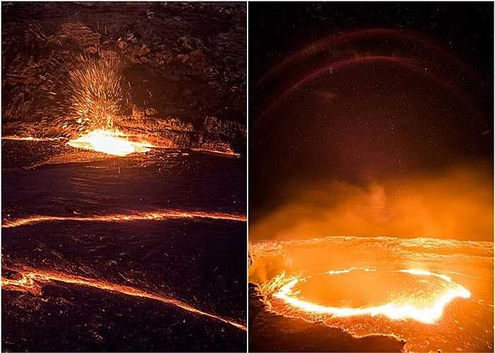 Theo các nhà khoa học, trên thế giới, chỉ có 6 núi lửa có hồ dung nham như vậy