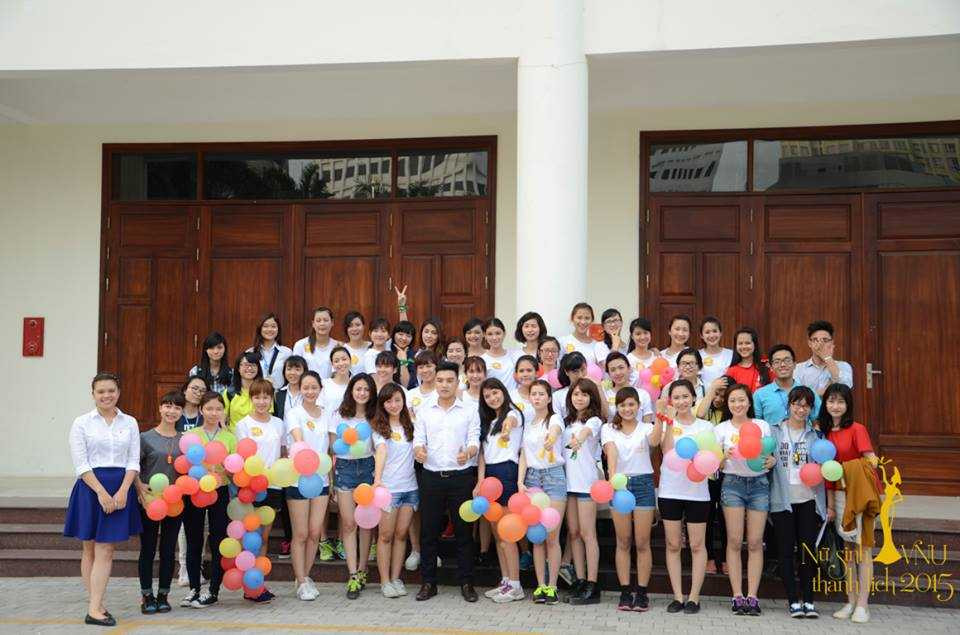 Đi tìm gương mặt Đại sứ thể thao cuộc thi Miss VNU 2015
