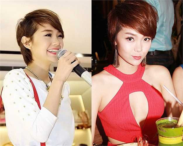Không mấy người đẹp Việt vừa quyến rũ với tóc dài, nhưng vẫn tinh nghịch với tóc ngắn như Minh Hằng.