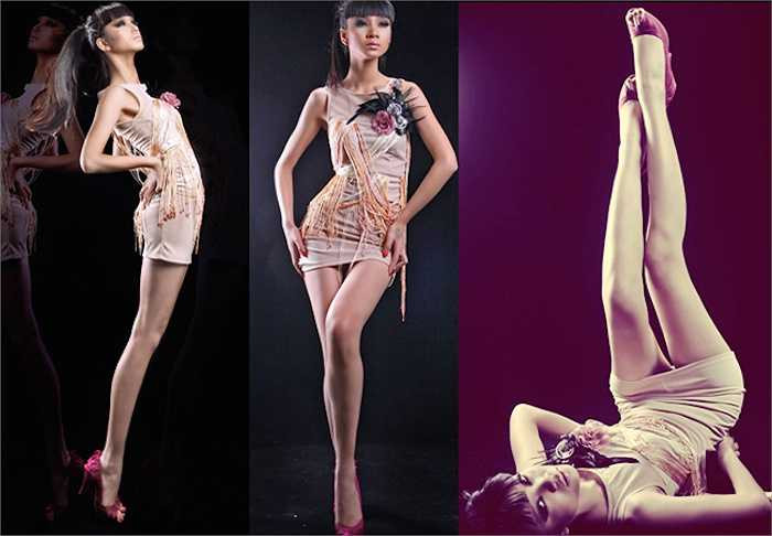 Không chỉ nổi tiếng với đôi chân thẳng tắp, miên man, Hạ Vy còn được biết đến khi mua bảo hiểm cho 'báu vật' này của mình.