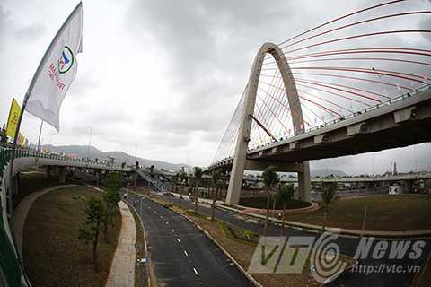 Đà Nẵng, cầu 3 tầng, độc đáo nhất miền Trung, cầu Ngã Ba Huế, tận mắt, chiêm ngưỡng