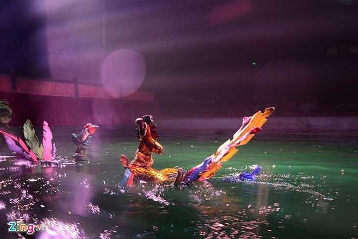 Những tiết mục được đoàn lựa chọn phục vụ khán giả thường xuyên là sự kết hợp của 14 trò đặc sắc, chọn lọc từ hơn 400 trò rối trong kho tàng rối cổ Việt Nam như Trống hội Thăng Long, Múa rồng, Em bé chăn trâu thổi sáo, Múa phượng, Truyền thuyết Lê Lợi trả gươm...