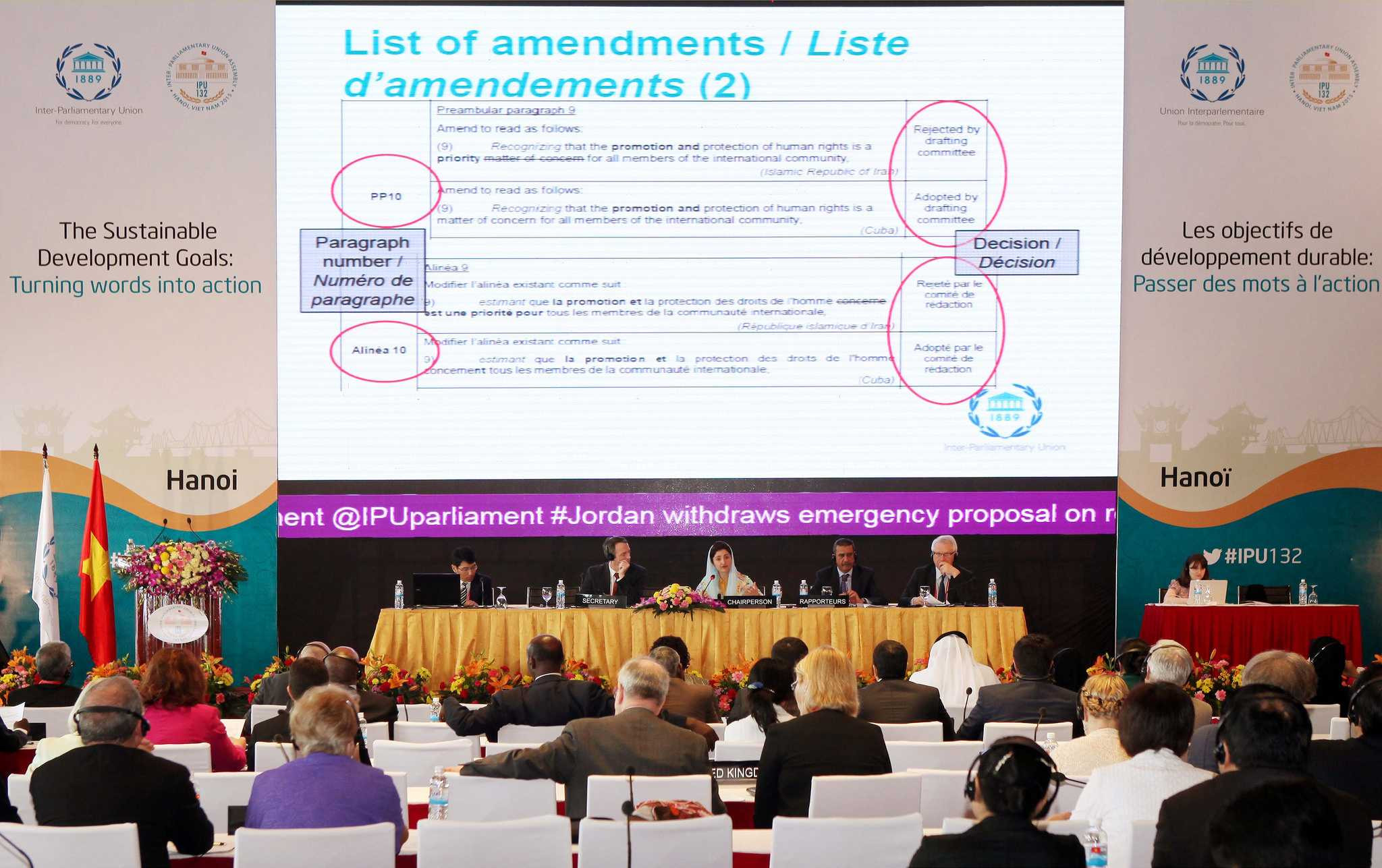 Toàn cảnh cuộc họp Ủy ban Thường trực về Dân chủ và Nhân quyền