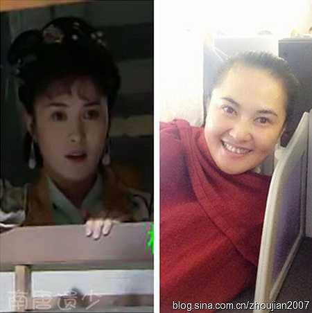 Vợ của Lâm Xung do Vương Tinh Hoa đóng. Năm tháng khiến cô béo lên khá nhiều. 