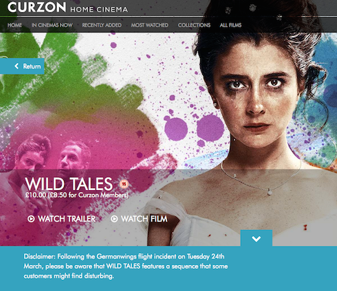 wild tales cảnh báo
