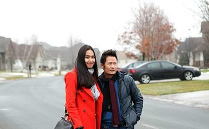 Dù chênh nhau 11 tuổi, song Bằng Kiều không tỏ ra ái ngại khi chuẩn bị cưới vợ trẻ. 