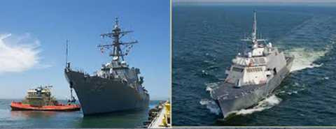 Đà Nẵng, Hải quân Mỹ, USS FITZGERALD, DDG62, USS FORT WORTH, LCS3, Hoa Kỳ