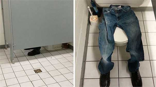 Nhà vệ sinh lúc nào cũng bận