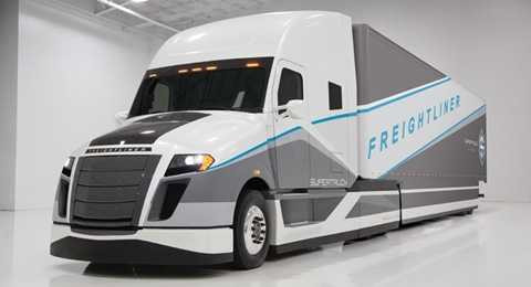 Xe đầu kéo 'lực sỹ' SuperTruck có máy tập trên cabin