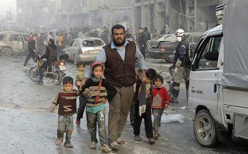 Trẻ em trong nội chiến Syria
