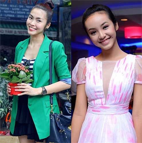 Bảo Trân là phiên bản nhí của Tăng Thanh Hà với gương mặt trái xoan và những đường nét hài hòa.