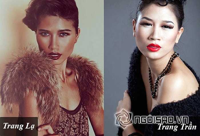 Trang Trần và Trang Lạ đều nổi lên như hai người mẫu cá tính, góc cạnh.