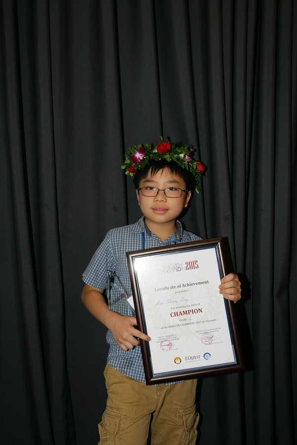 Giải nhất khối 4: Đào Khang Duy – Lớp 4B, Trường tiểu học Việt Nam-Singapore, Hà Nội