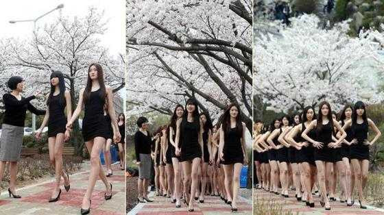 Nữ sinh dáng chuẩn, chân dài như siêu mẫu